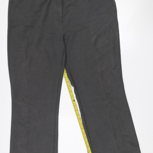 Next Men’s Grey Tailoring Dress Pants 18L Regular Fit Trousers