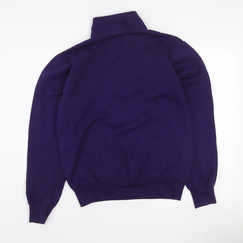 Champion Women's Purple Clemson Fleece 1/4 Zip Sweatshirt Size S