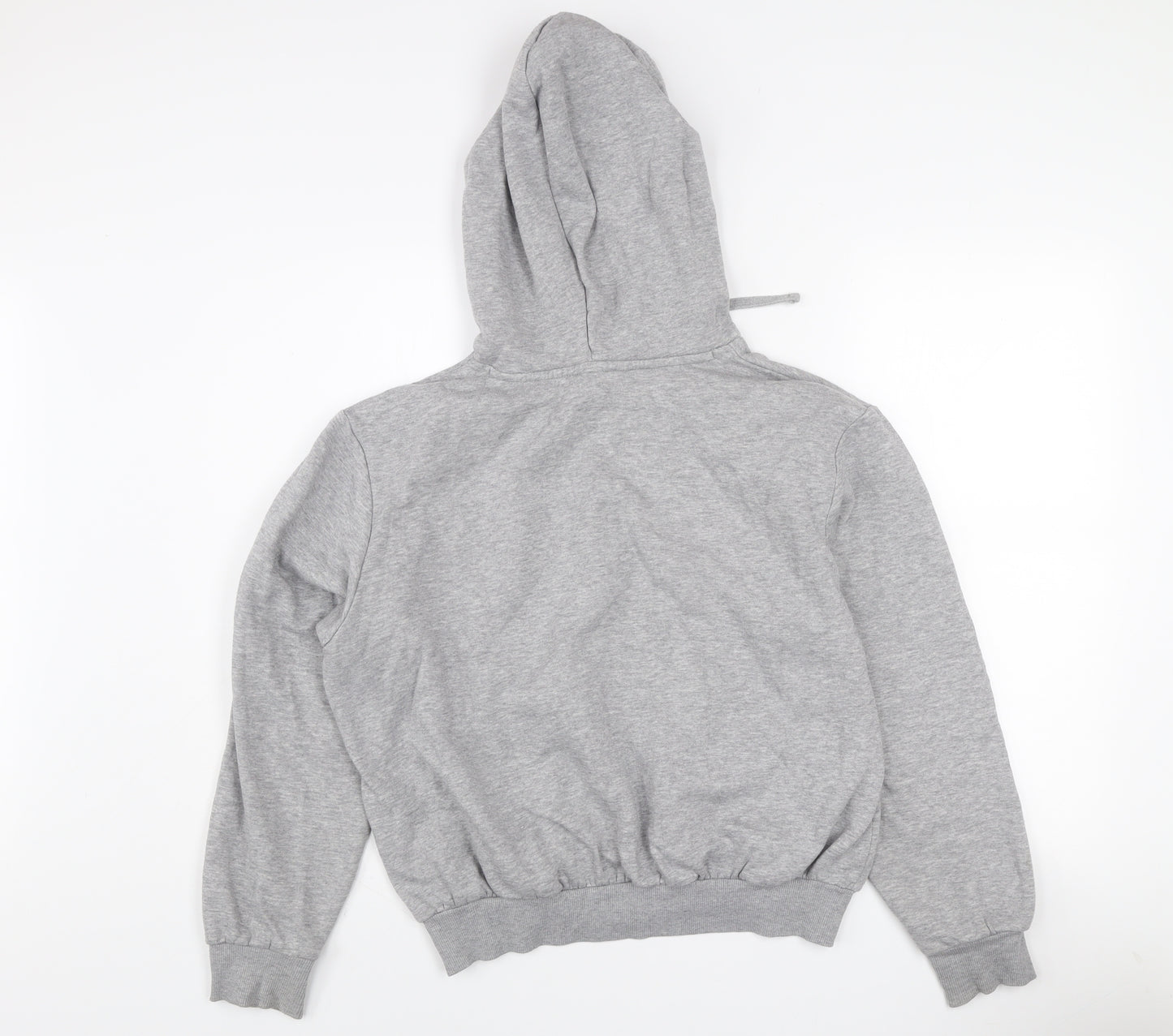 H&M Divided Girls Grey NASA Pullover Hoodie M Cotton Blend Fleece