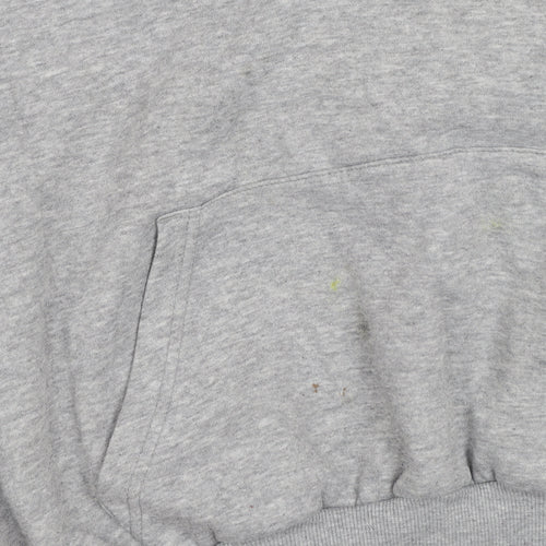 H&M Divided Girls Grey NASA Pullover Hoodie M Cotton Blend Fleece