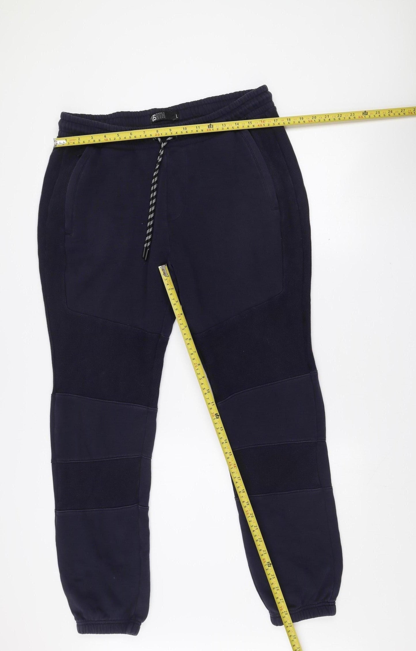 US ATH Mens Blue Fleece Jogger Sweatpants Size L