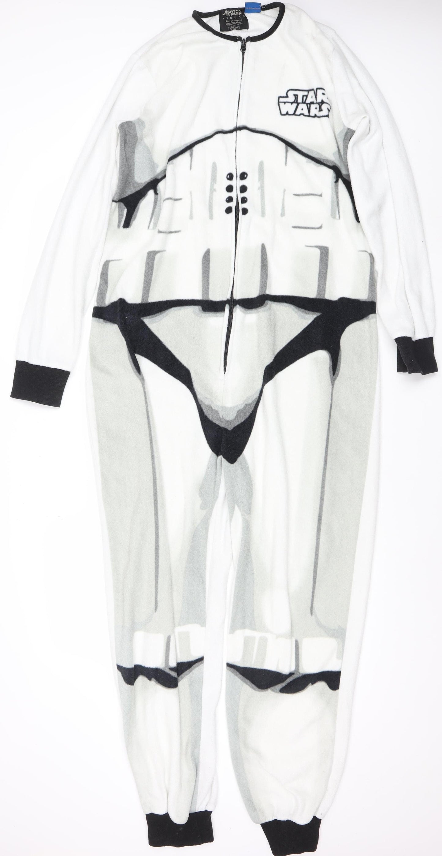 Burton Menswear Men’s White Star Wars Stormtrooper Fleece One Piece M