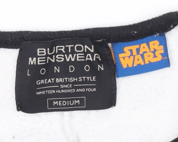 Burton Menswear Men’s White Star Wars Stormtrooper Fleece One Piece M