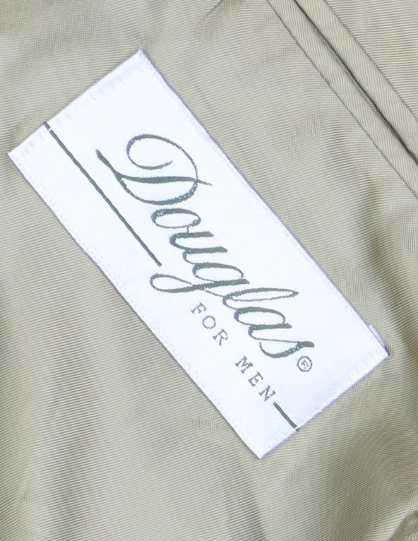 Douglas For Men Beige 42R Wool Single-Breasted Blazer Jacket