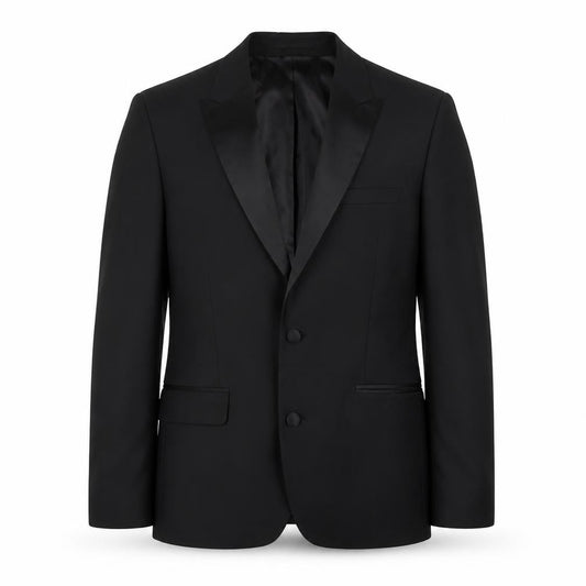 ASOS DESIGN Men's Black Slim Fit Shawl Lapel Suit Jacket 38 Short Formal