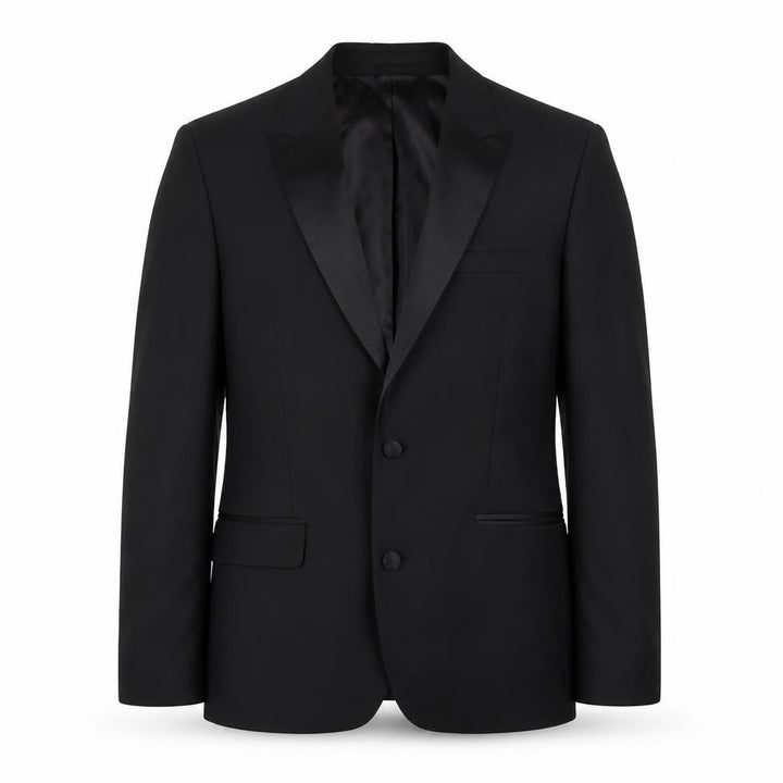 ASOS DESIGN Men's Black Slim Fit Shawl Lapel Suit Jacket 38 Short Formal
