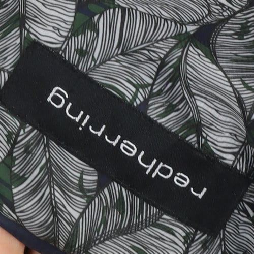 Red Herring Men's Blue Check 38R Regular Fit Blazer Jacket