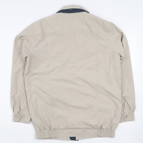 Aldon Men's Beige Polyester Casual Jacket Size S