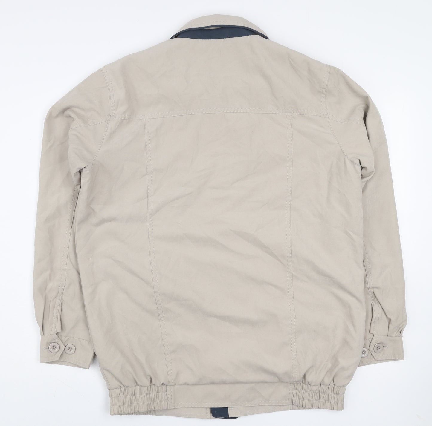 Aldon Men's Beige Polyester Casual Jacket Size S