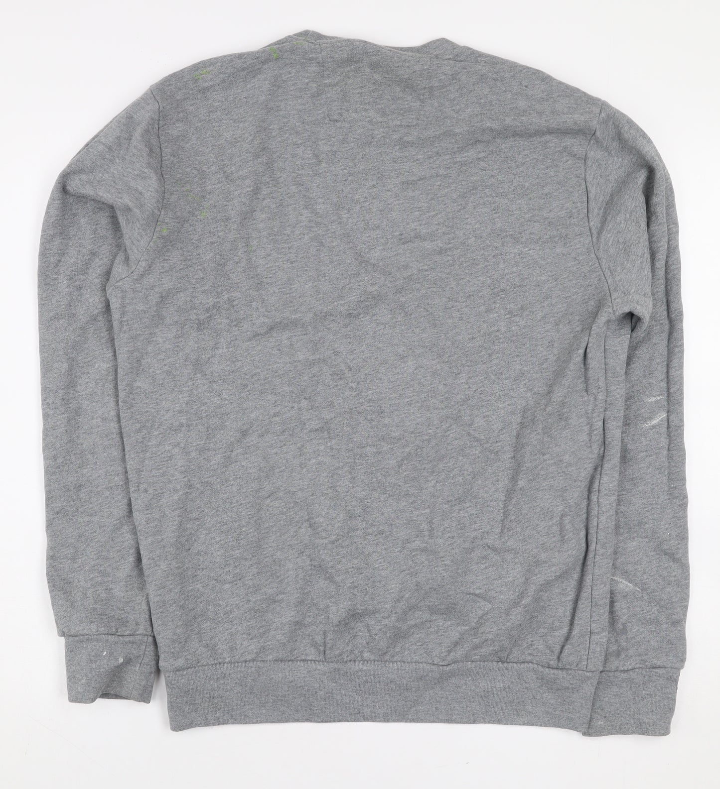 Ben Sherman Men’s Grey Graphic Skull Crew Neck Sweatshirt Size M
