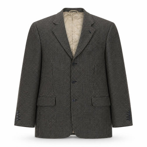 Daniel Grahame Men's Brown Check Wool Blend Blazer Jacket Size 40R
