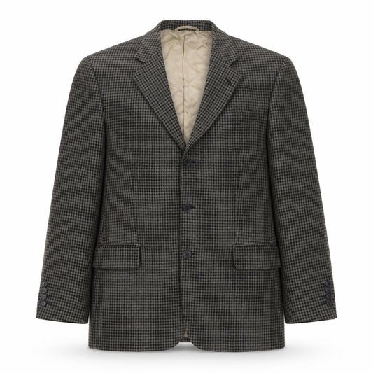 Daniel Grahame Men's Brown Check Wool Blend Blazer Jacket Size 40R