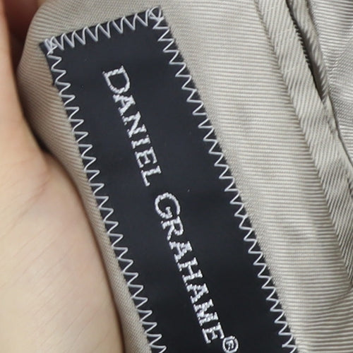 Daniel Grahame Men's Brown Check Wool Blend Blazer Jacket Size 40R