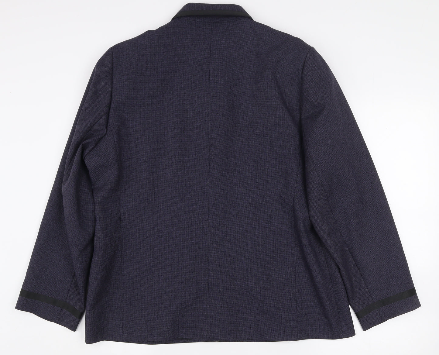 Slimma Womens Navy Blue Size 18 Classic Suit Jacket Polyester Lined