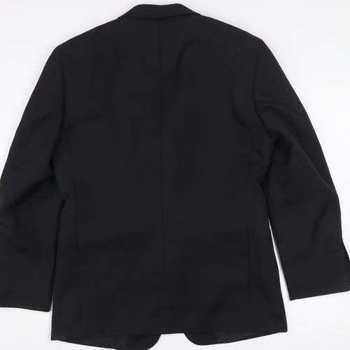 Taylor & Wright Men's Black 38S Suit Jacket Classic Notch Lapel