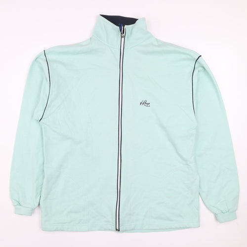 J.Rugo Women’s Mint Green Full Zip Sweatshirt XL Relaxed Fit