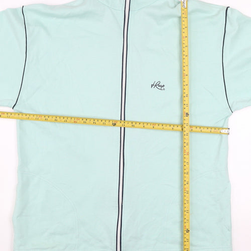 J.Rugo Women’s Mint Green Full Zip Sweatshirt XL Relaxed Fit