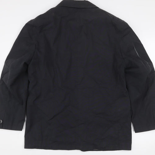 Marks and Spencer Men's Navy Blue Regular Fit Cotton Blazer Jacket 40 Short