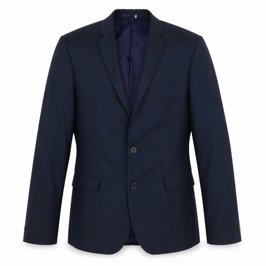 Red Herring Men's Navy Blue 38L Slim Fit Two-Button Blazer