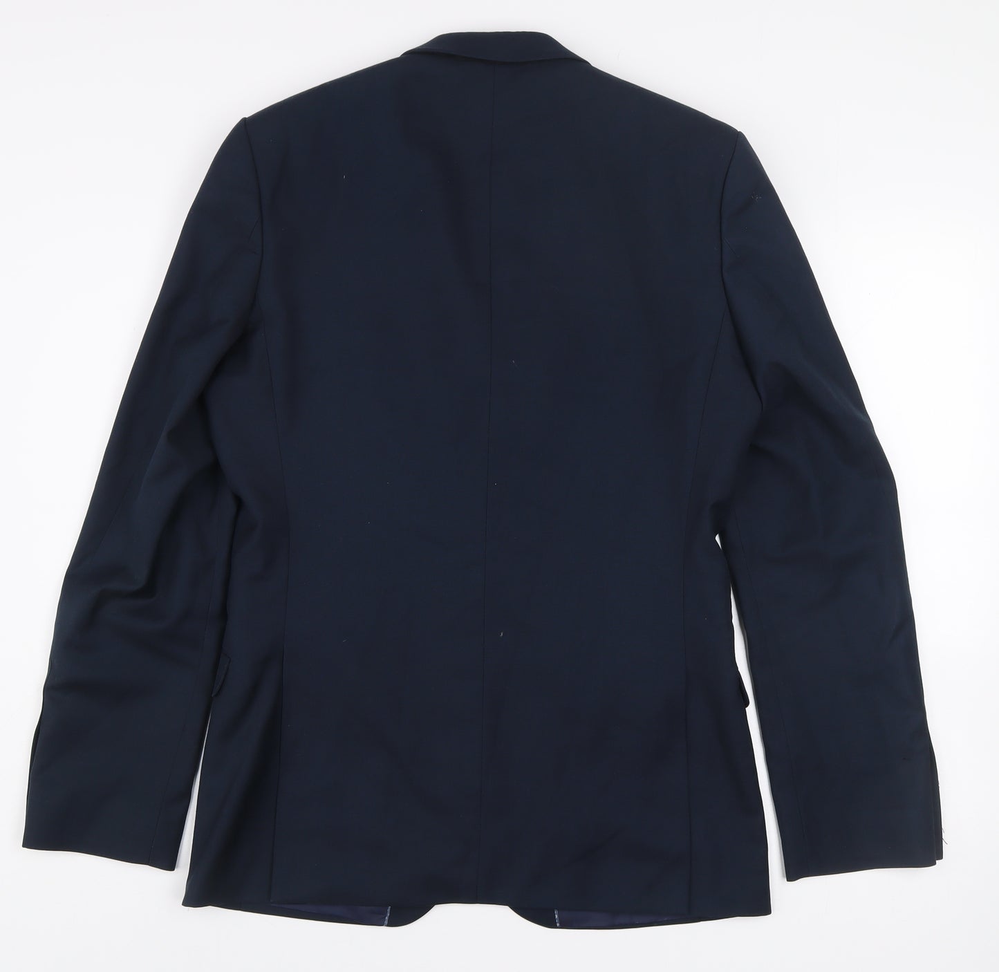 Red Herring Men's Navy Blue 38L Slim Fit Two-Button Blazer