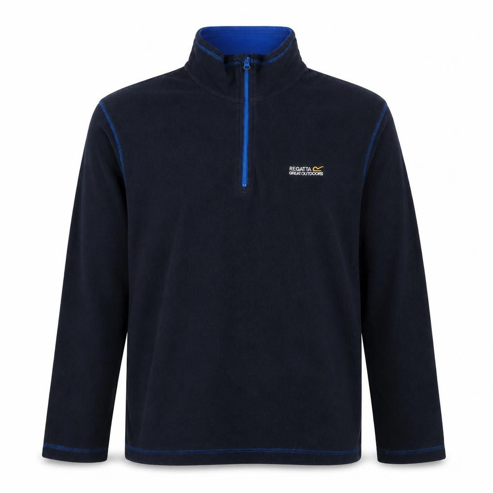 Regatta Mens Blue Fleece 1/4 Zip Pullover Sweatshirt M
