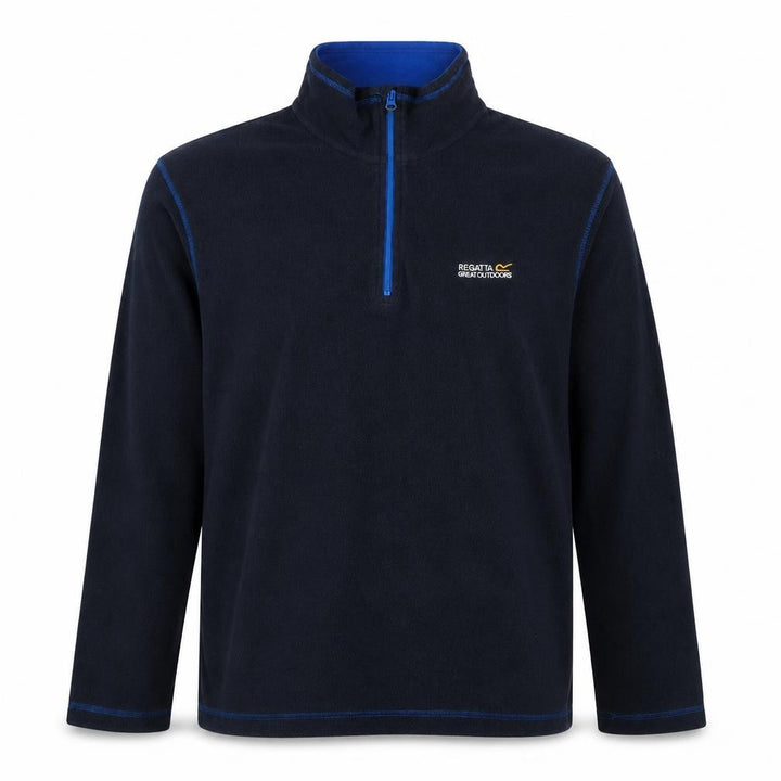 Regatta Mens Blue Fleece 1/4 Zip Pullover Sweatshirt M