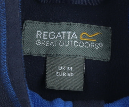 Regatta Mens Blue Fleece 1/4 Zip Pullover Sweatshirt M