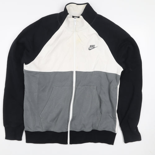Nike Men's Multicoloured Full Zip Sweatshirt M Regular Fit