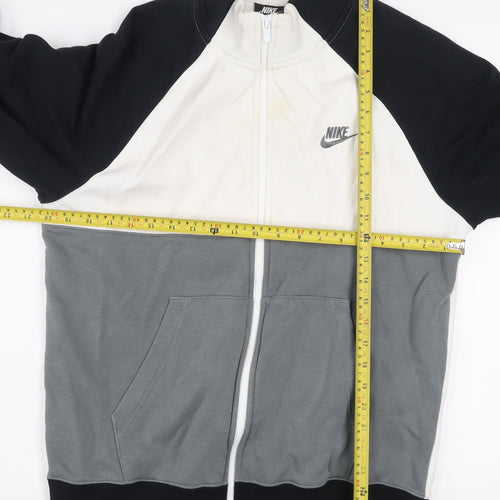 Nike Men's Multicoloured Full Zip Sweatshirt M Regular Fit