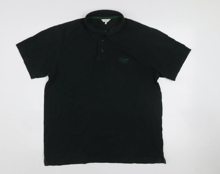 Cotton Traders Women's Evergreen Polo Shirt M 100% Cotton