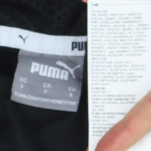 Puma Men's Black Pullover Hoodie Size S Logo Sportswear