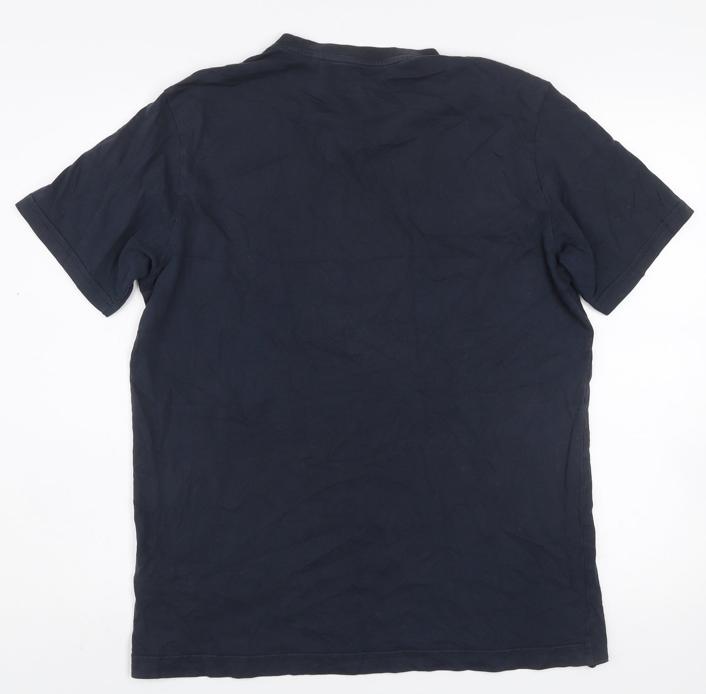 Original Penguin Men’s Blue Cotton Crew Neck T-Shirt Size L