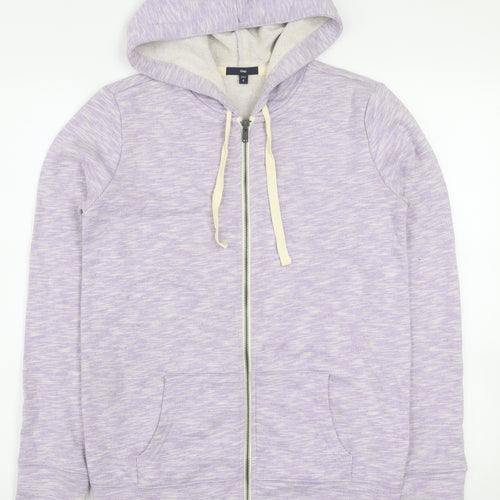 Gap Women Lilac Full Zip Hoodie Size Small Cotton Blend