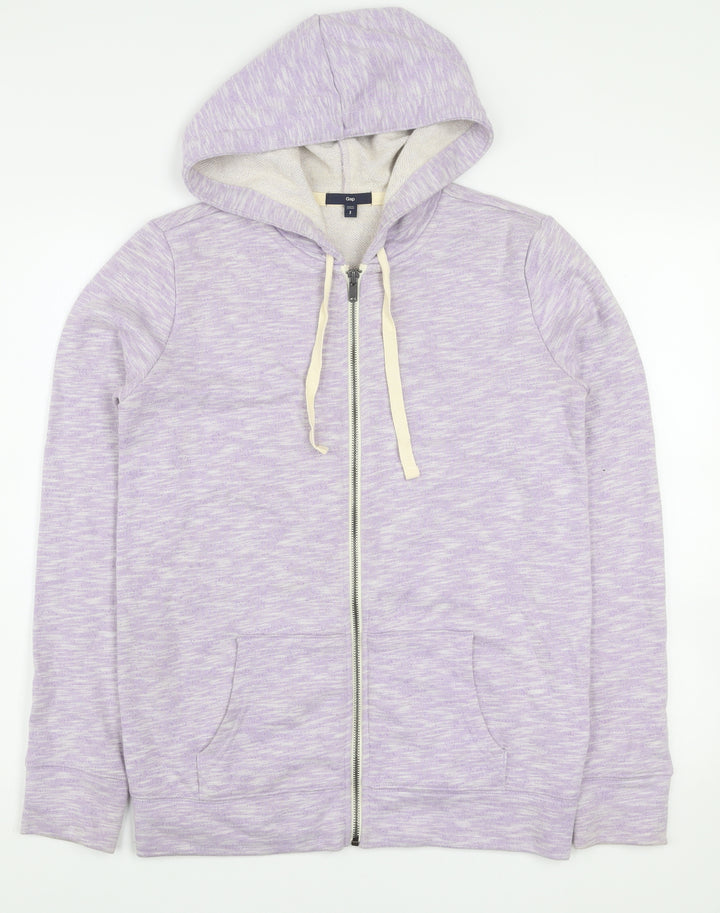 Gap Women Lilac Full Zip Hoodie Size Small Cotton Blend