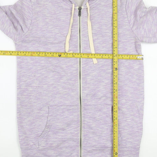 Gap Women Lilac Full Zip Hoodie Size Small Cotton Blend