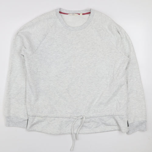 Trespass Womens Grey XL Pullover Sweatshirt Drawstring Hem Cotton Blend