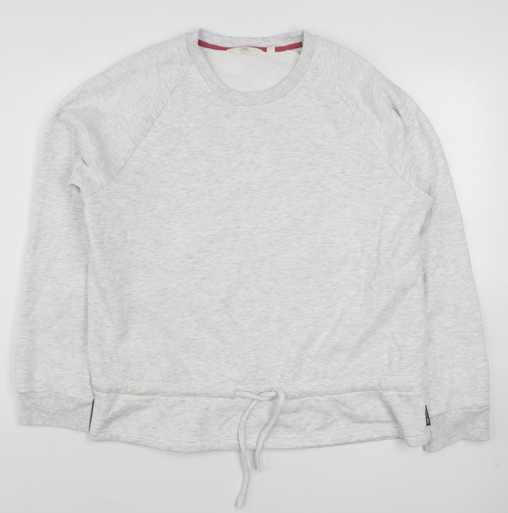 Trespass Womens Grey XL Pullover Sweatshirt Drawstring Hem Cotton Blend