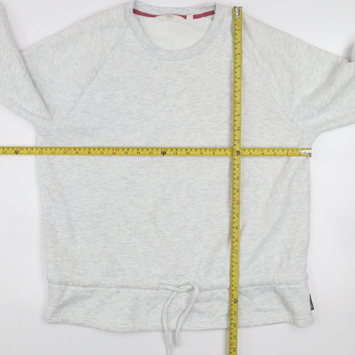 Trespass Womens Grey XL Pullover Sweatshirt Drawstring Hem Cotton Blend