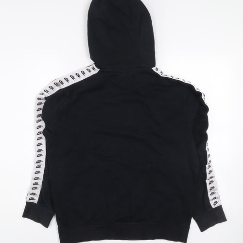Nike Men's Black Pullover Hoodie S Logo Sports Fleece Sweatshirt