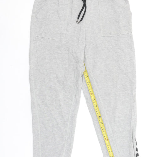 Ivy Park Women's Grey Jogger Sweatpants S Regular Fit Elastic Waist