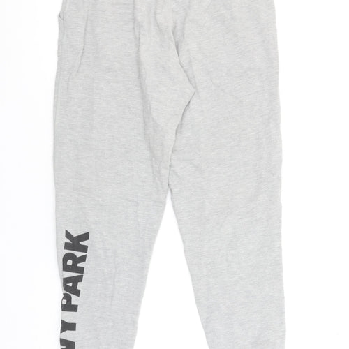 Ivy Park Women's Grey Jogger Sweatpants S Regular Fit Elastic Waist