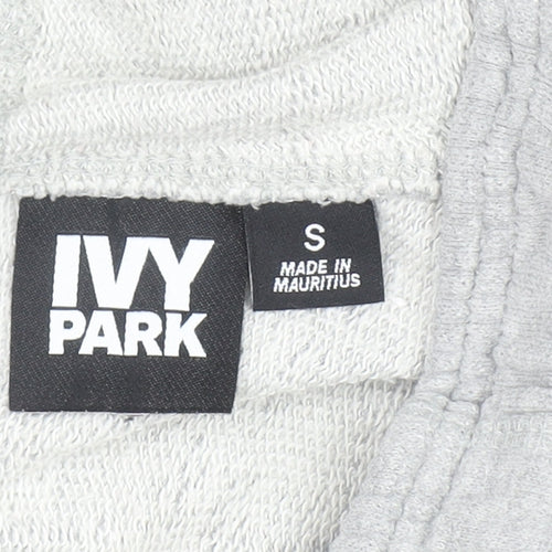 Ivy Park Women's Grey Jogger Sweatpants S Regular Fit Elastic Waist