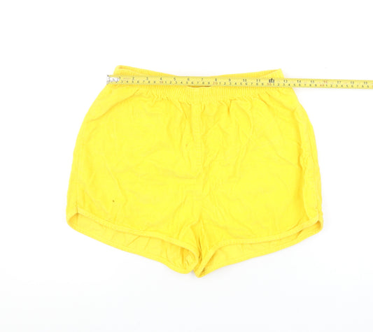 American Apparel Women’s Yellow Corduroy Hot Pants Shorts M