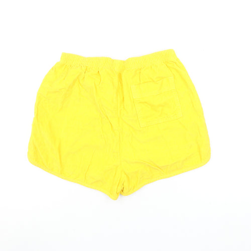 American Apparel Women’s Yellow Corduroy Hot Pants Shorts M