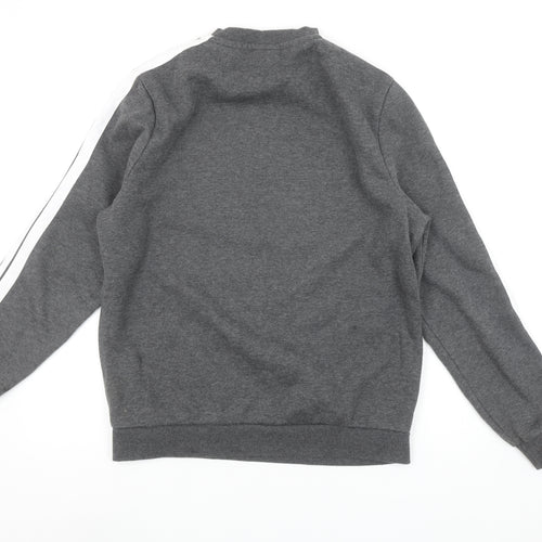 Lonsdale London Women's Grey Sweatshirt Medium Pullover Crew Neck