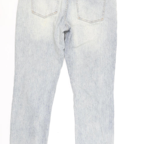 Pilcro Women's Light Blue Slim Boyfriend Distressed Jeans Size 30