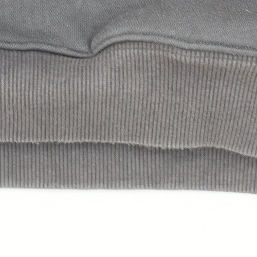 Samurai Sportswear Men's Grey Pullover Hoodie Size M Rugby Embroidered Logo