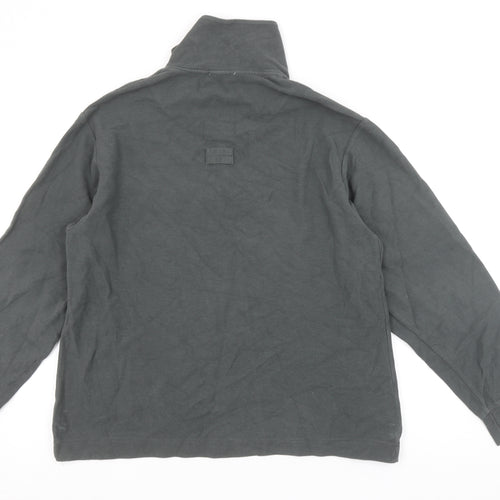 Zara Women’s Grey 1/2 Zip Pullover Sweatshirt Size S