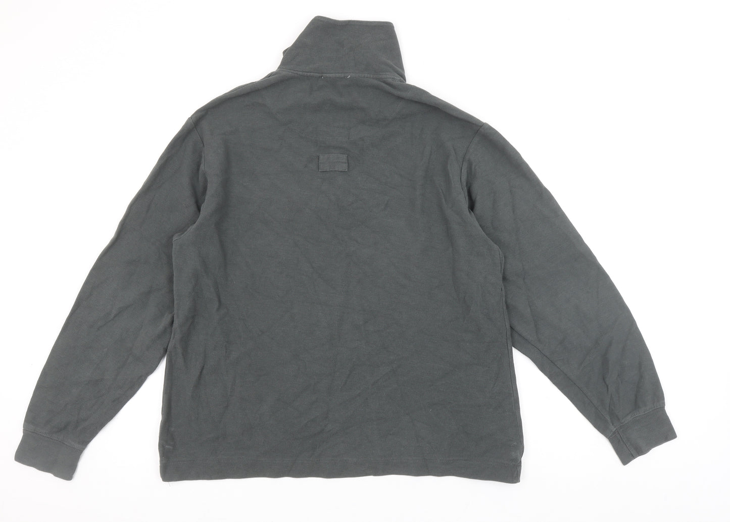 Zara Women’s Grey 1/2 Zip Pullover Sweatshirt Size S