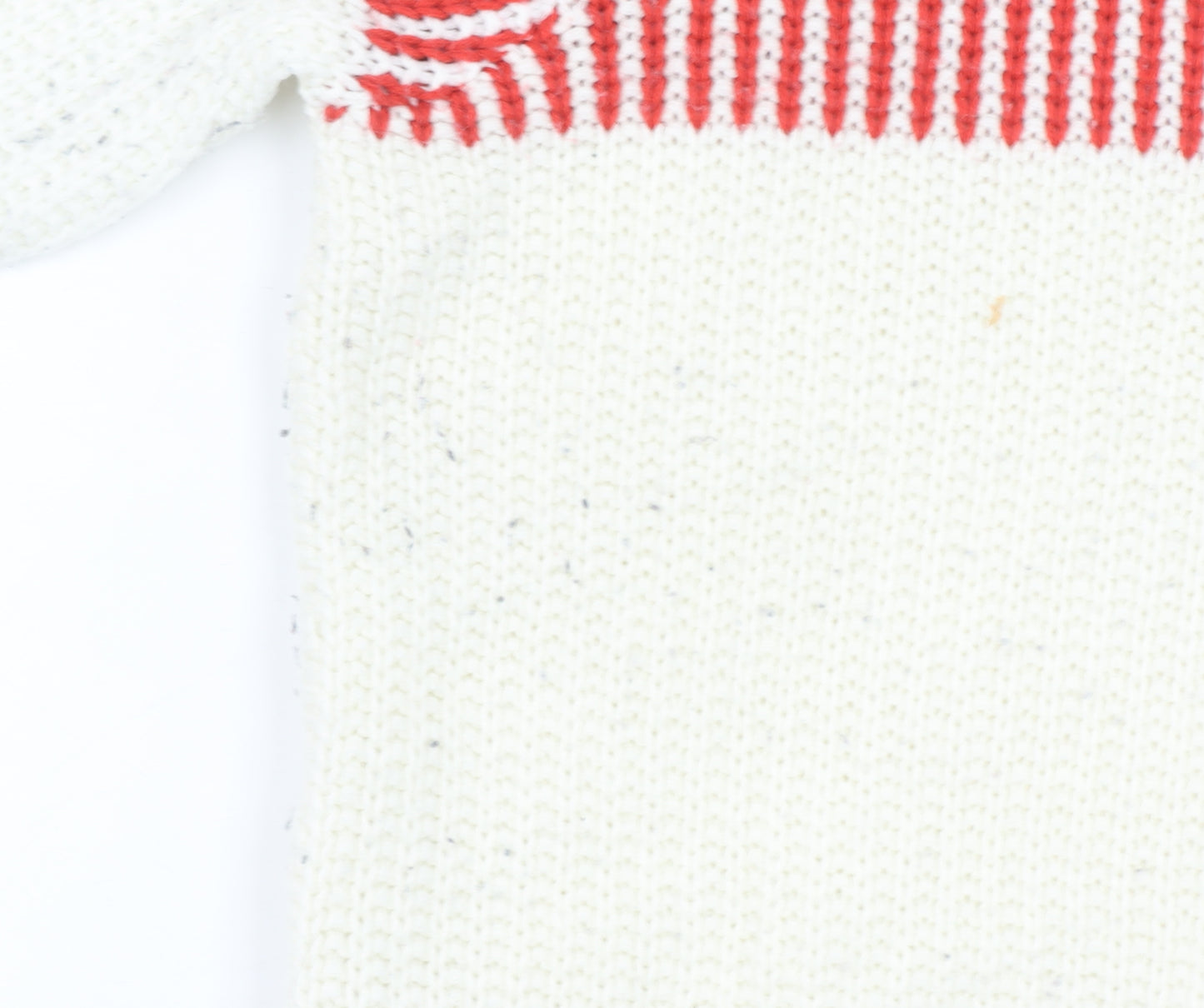 Dorothy Perkins Women’s Ivory Red Stripe Knit Jumper UK 12